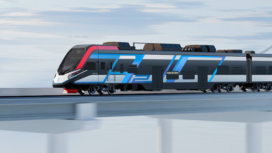 Трансмашхолдинг представил новый дизайн водородного поезда
