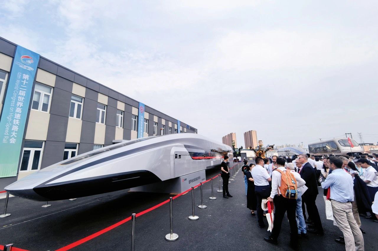 CRRC представила маглев для скорости до 600 км/ч