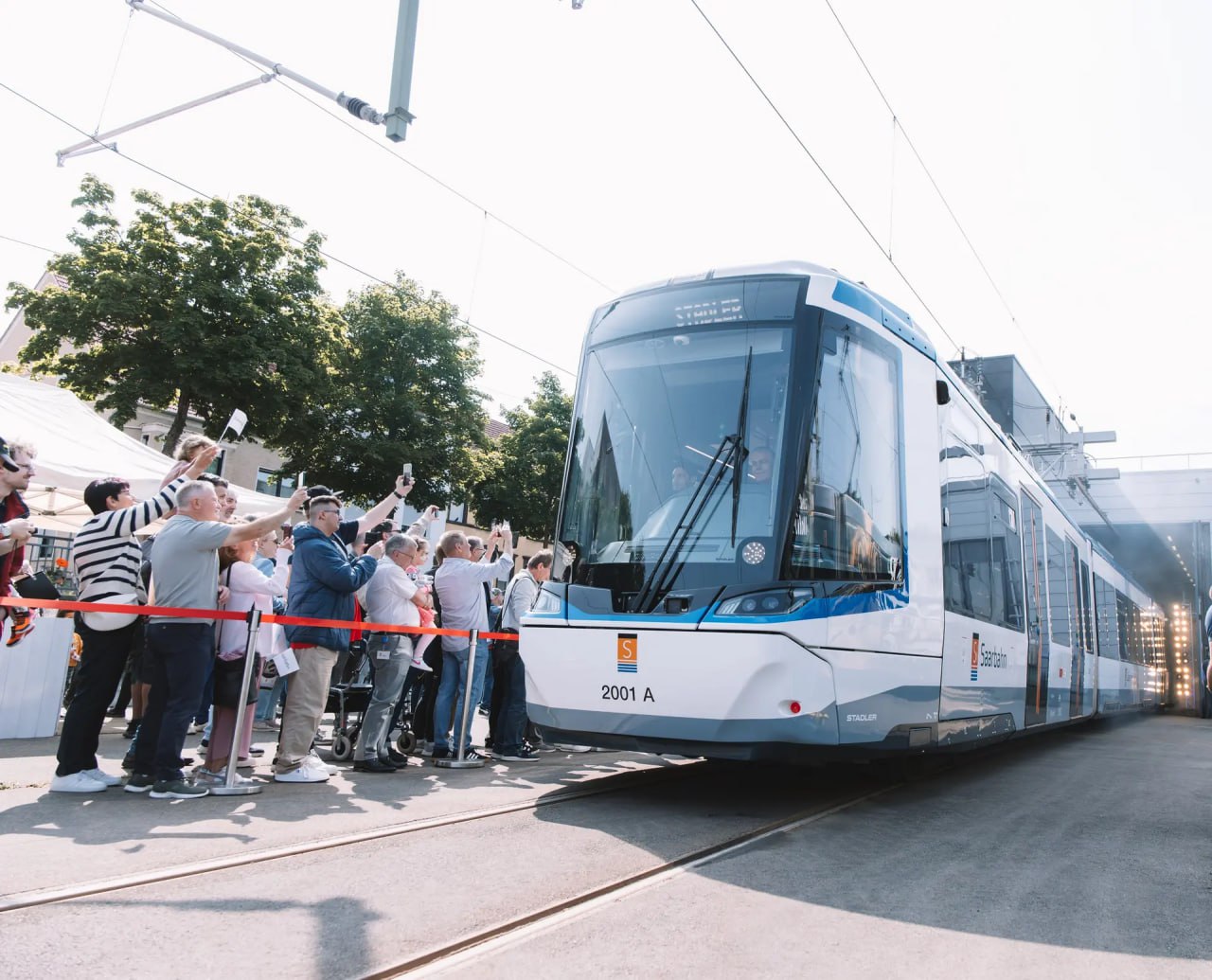 Stadler передала первый из 504 трамваев-поездов Citylink немецко-австрийскому консорциуму