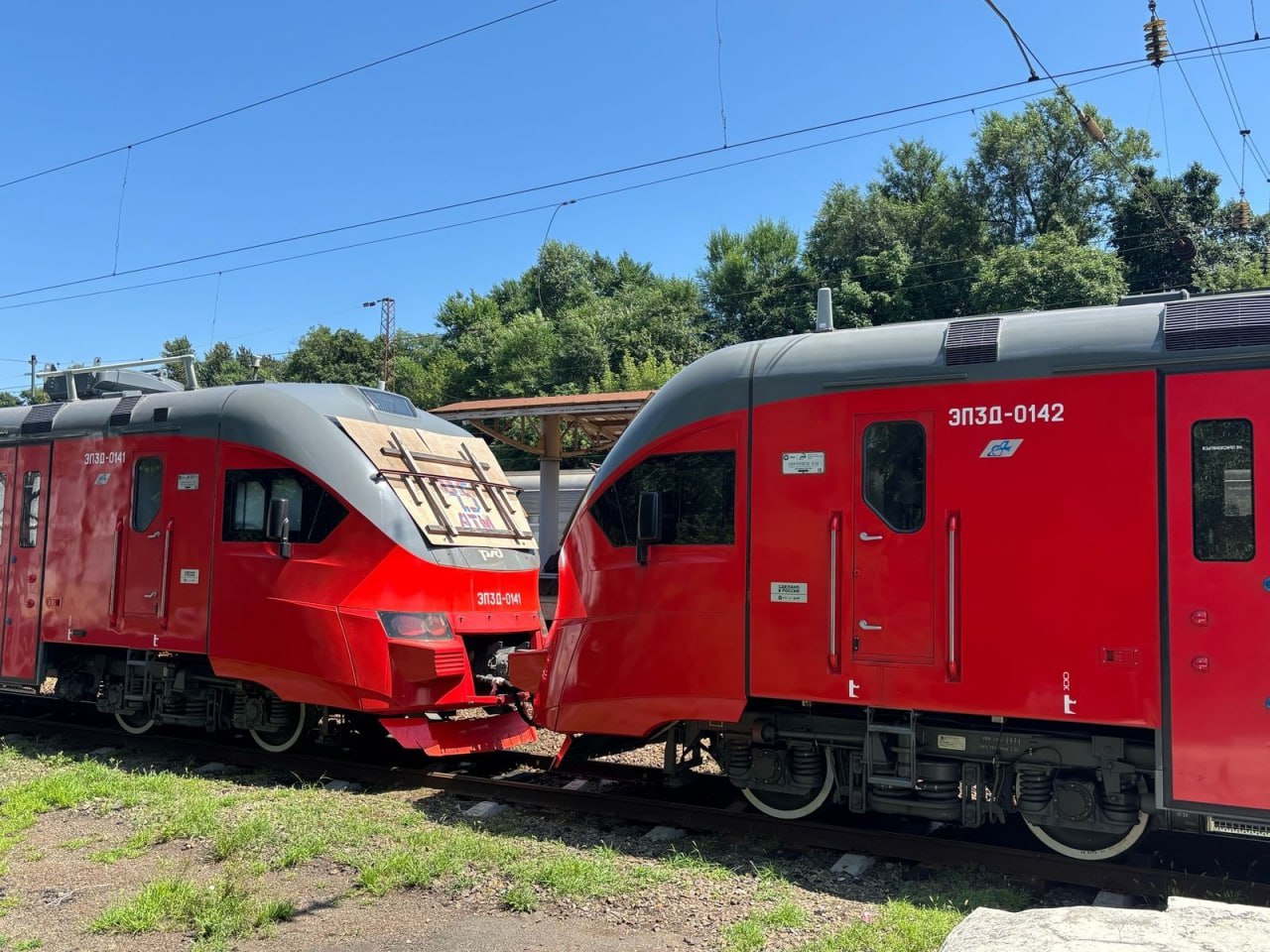 В Приморье прибыли три новых электропоезда ЭП3Д