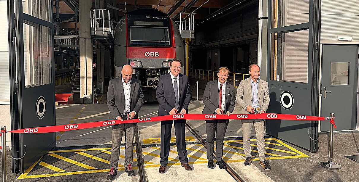 В Инсбруке открыт новый цех по обслуживанию поездов ÖBB