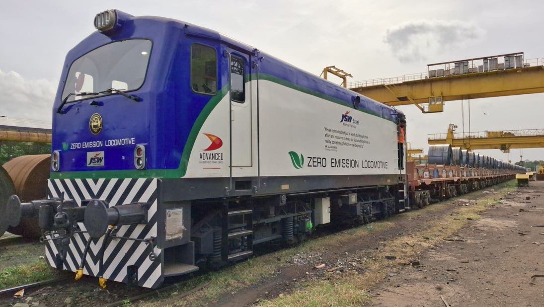 В Индии создан локомотив на литий-железо-фосфатном аккумуляторе