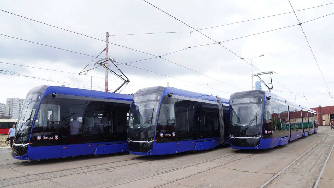 В Белграде введен в эксплуатацию первый трамвай турецкой Bozankaya