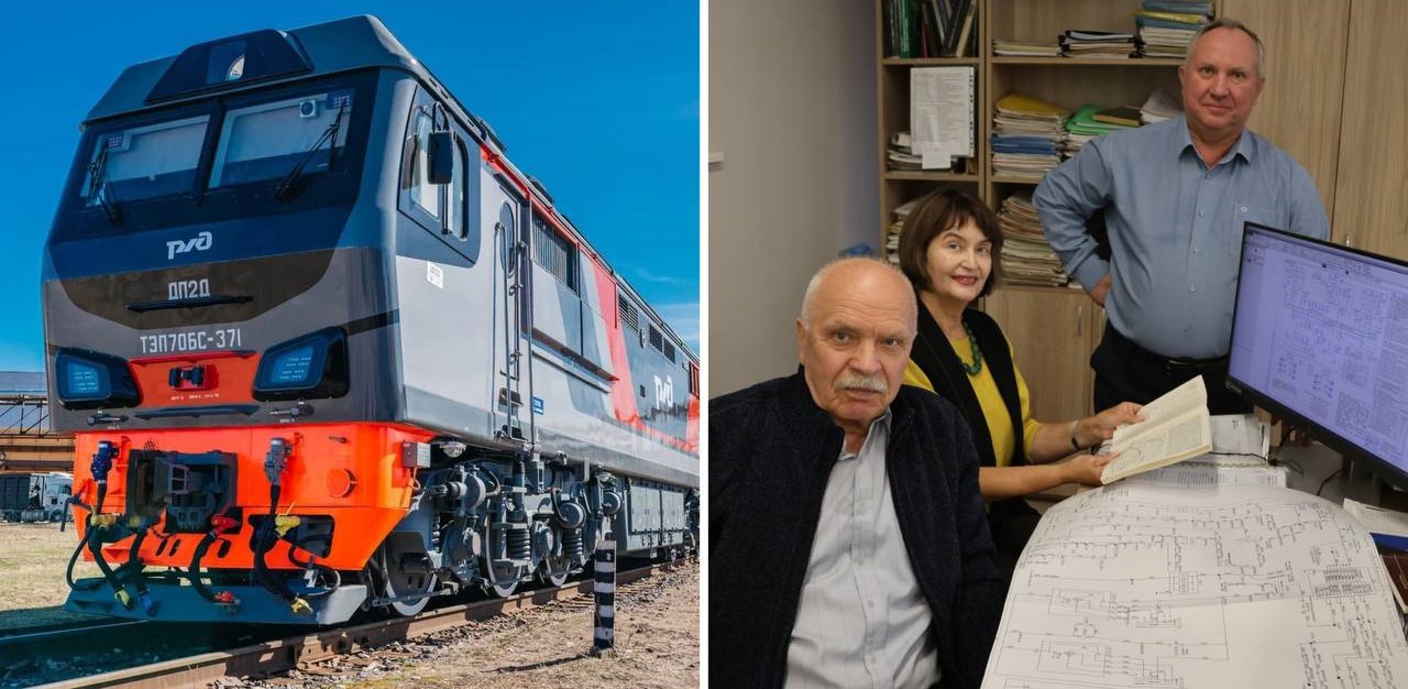 На ТЭП70БС впервые в России применена система совместного торможения 