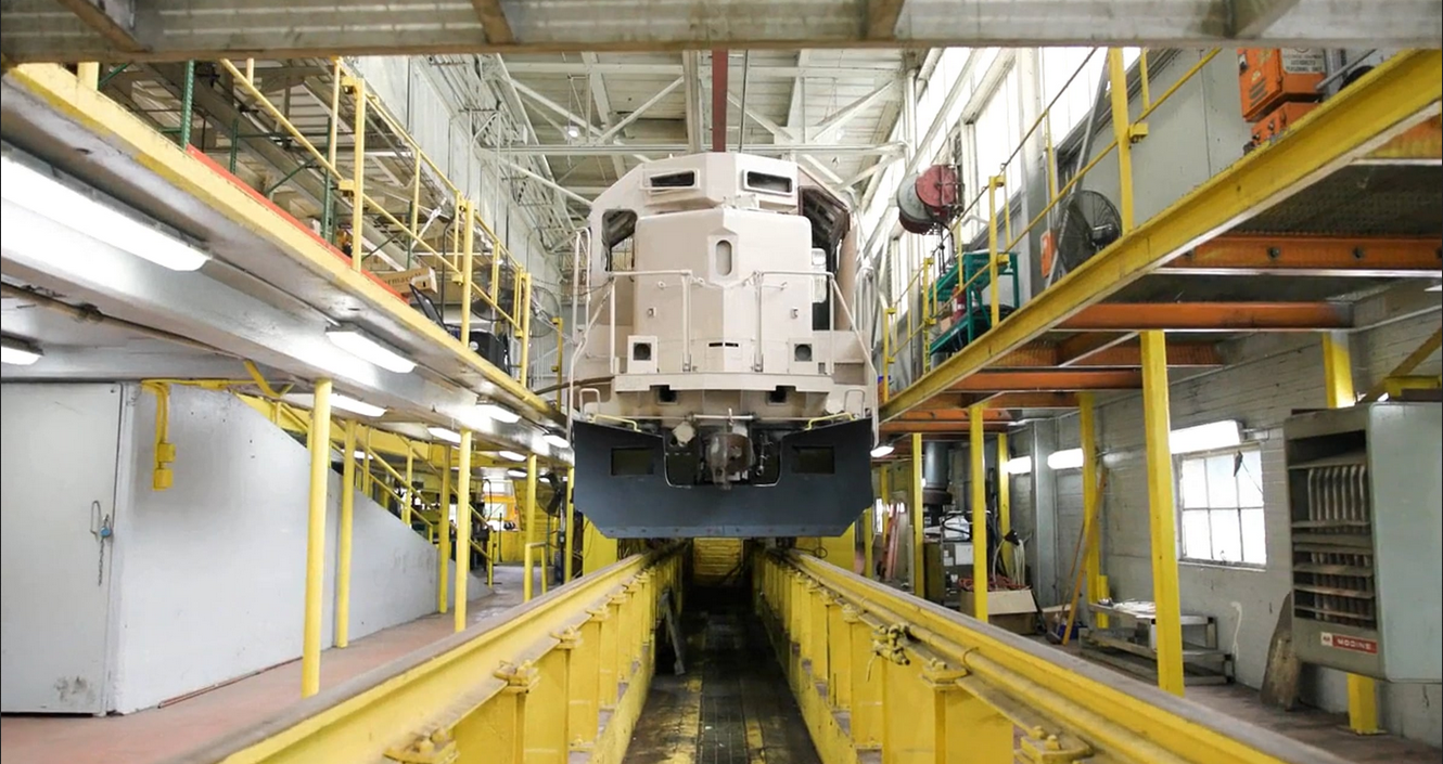 CSX показала процесс переоборудования тепловозов на водородную тягу
